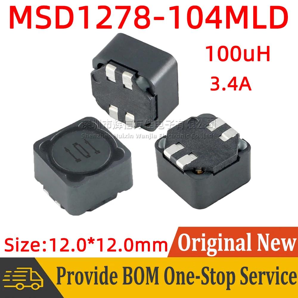 MSD1278-104MLD SMD   δ,  ̾ δϽ,   , 12mm x 12mm, 100uH, 3.4A, 5 